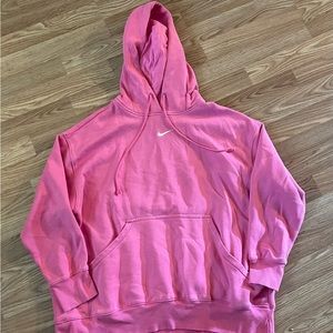 Nike pink hoodie